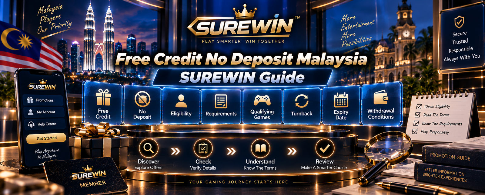 Free Credit No Deposit Malaysia – SUREWIN Guide